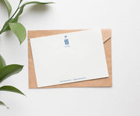 Personalized Notecard and Envelope