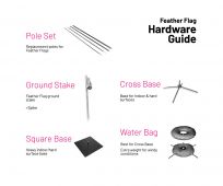 Feather Flag Hardware Set Guide