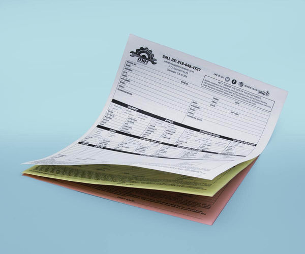 Carbon Paper Forms San Antonio, Color NCR Forms