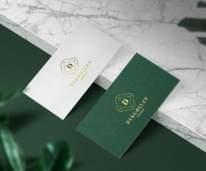 Foil Stamped Business Card