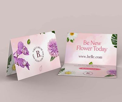 Fold Over Business Card Printing