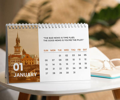 Personalized Desk Calendar