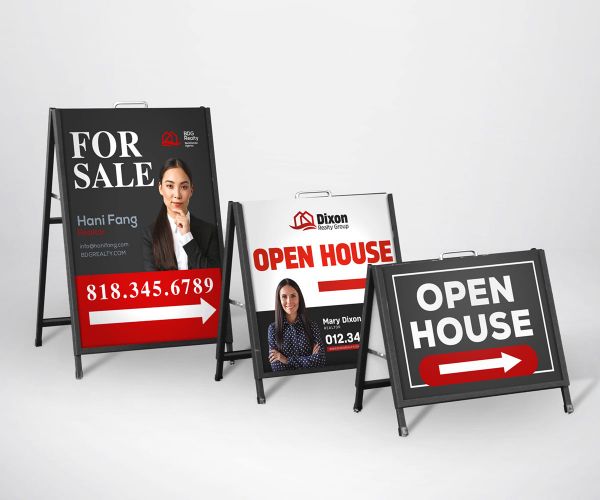 Open House Signs Printing Services in Los Angeles