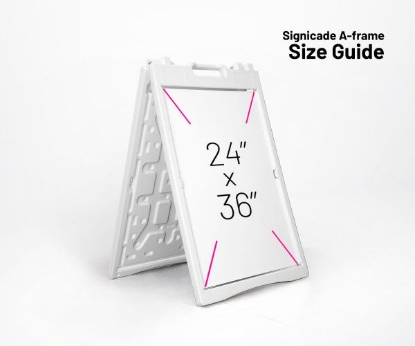 Signicade A-Frame Size Guide