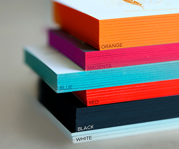 Premium Ultra-Thick Painted Edge Business Cards