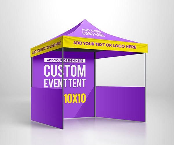 Custom 10x10 canopy tent with company logo sale