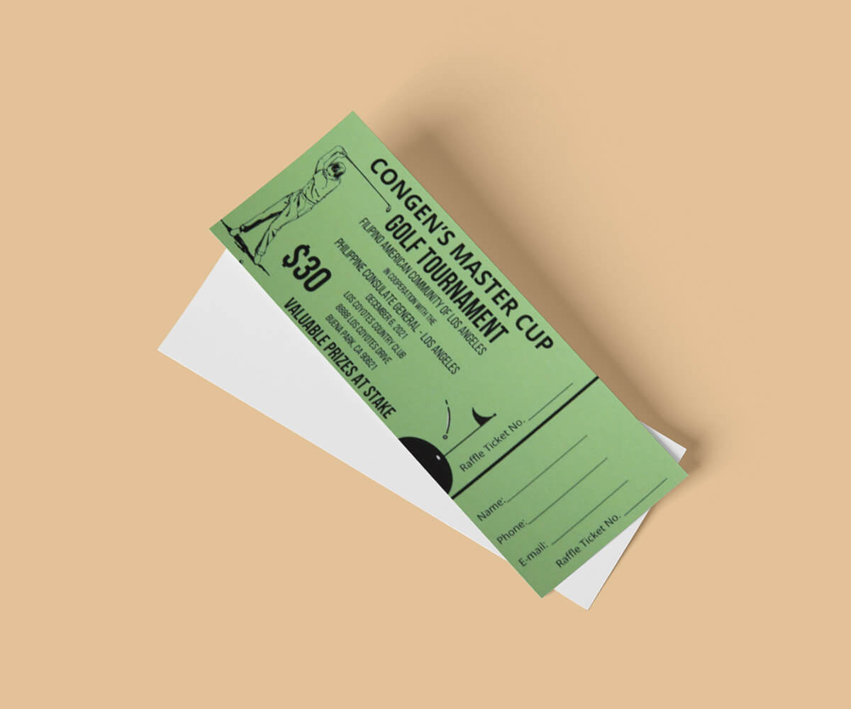 Pre-Printed Printed Tickets - Passage Event Ticketing