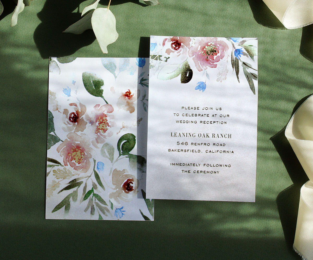 Floral Invitation Card