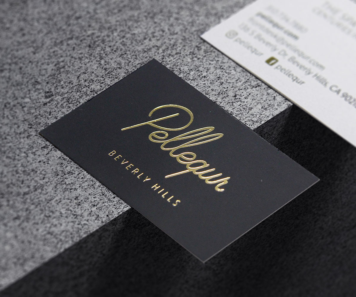 Raised Foil Business Cards, Foil Business Cards