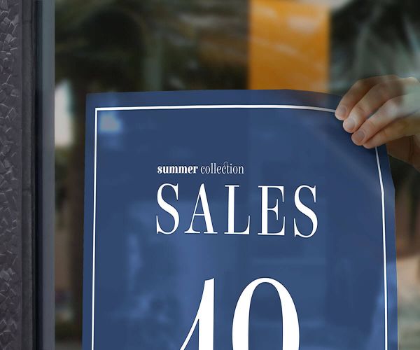 Easel Back for Displaying Sign - Deadline Signs