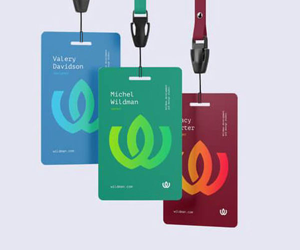 Premium Id Card Holder & Lanyard Set - Perfect For Employees