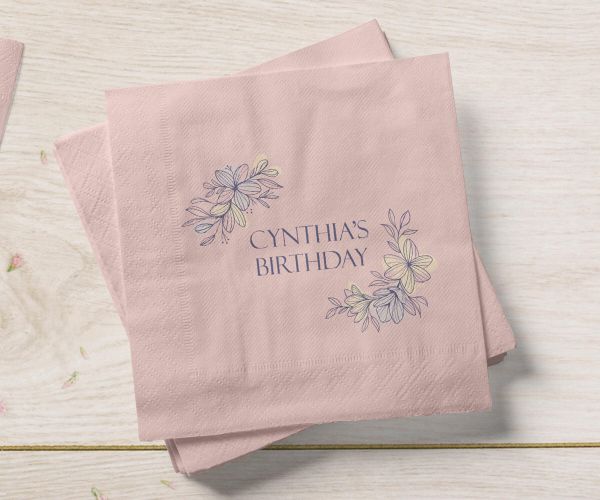 Personalized Cocktail Napkins Custom Personalized Cocktail Napkin Printing 8644