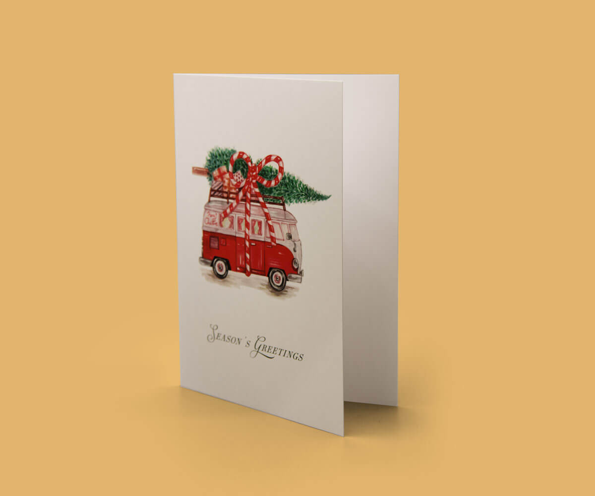 custom print small greeting cards and