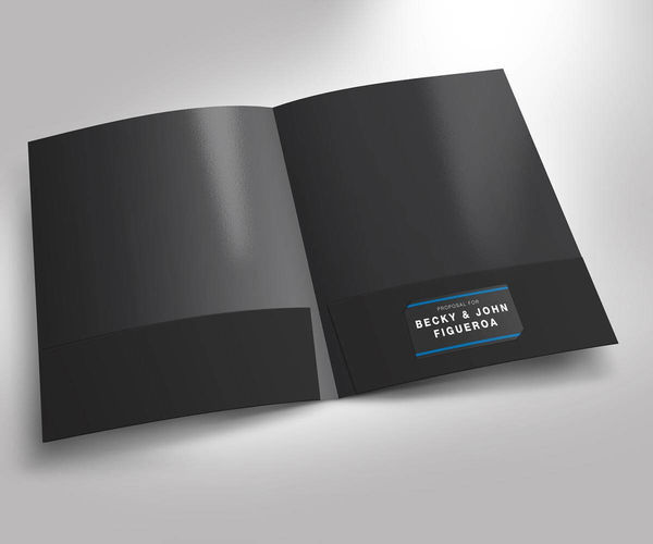 Premium Presentation Folder Design - Graphic Templates