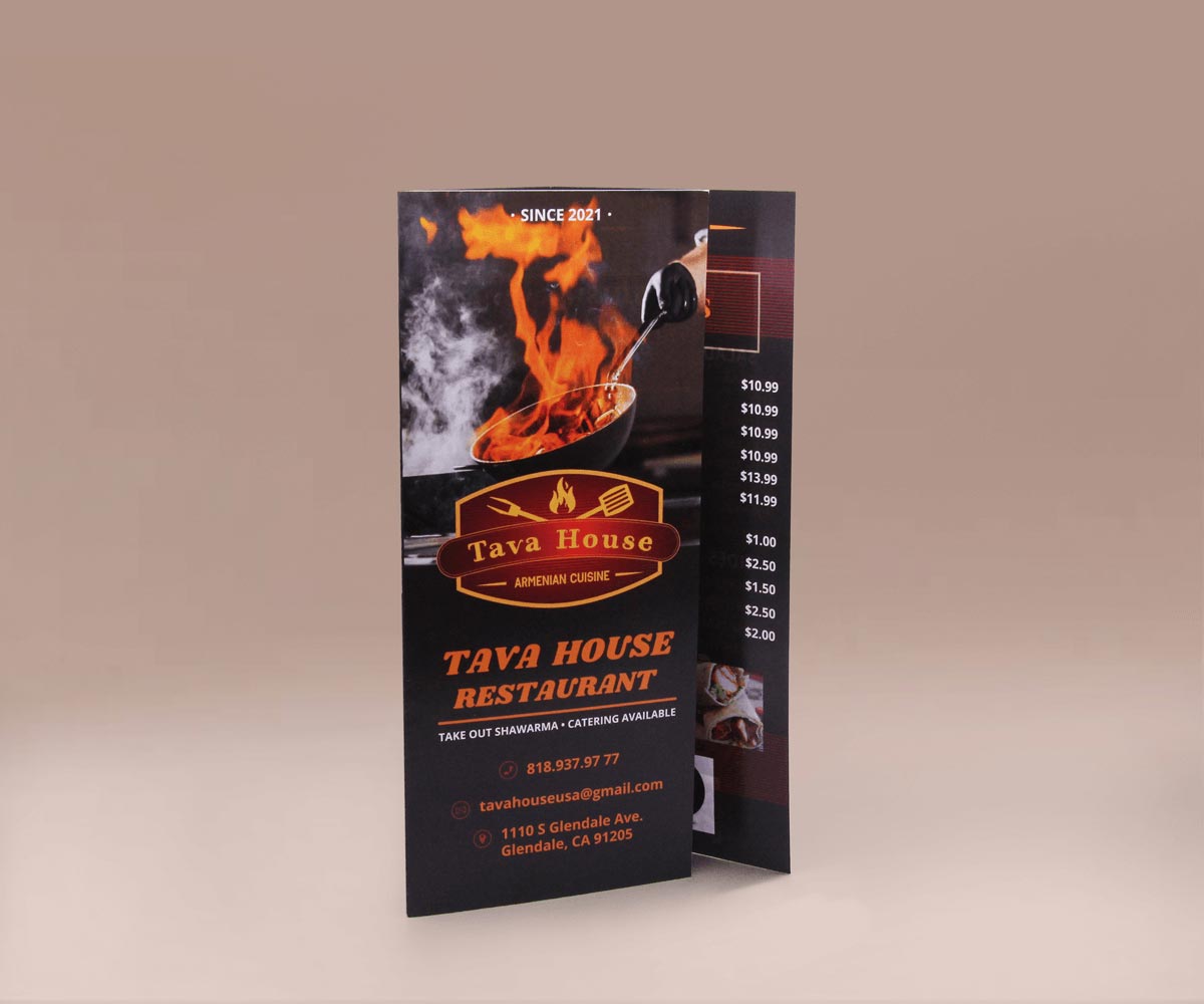 8.5 x 11 menu sleeve - Plastic Sales & Service