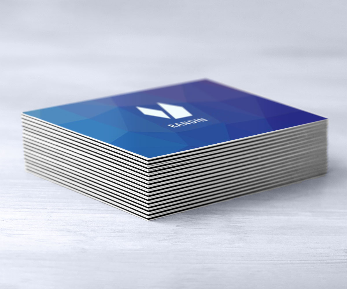 Magnetic Business Cards, Uncoated, 3 1/2 x 2