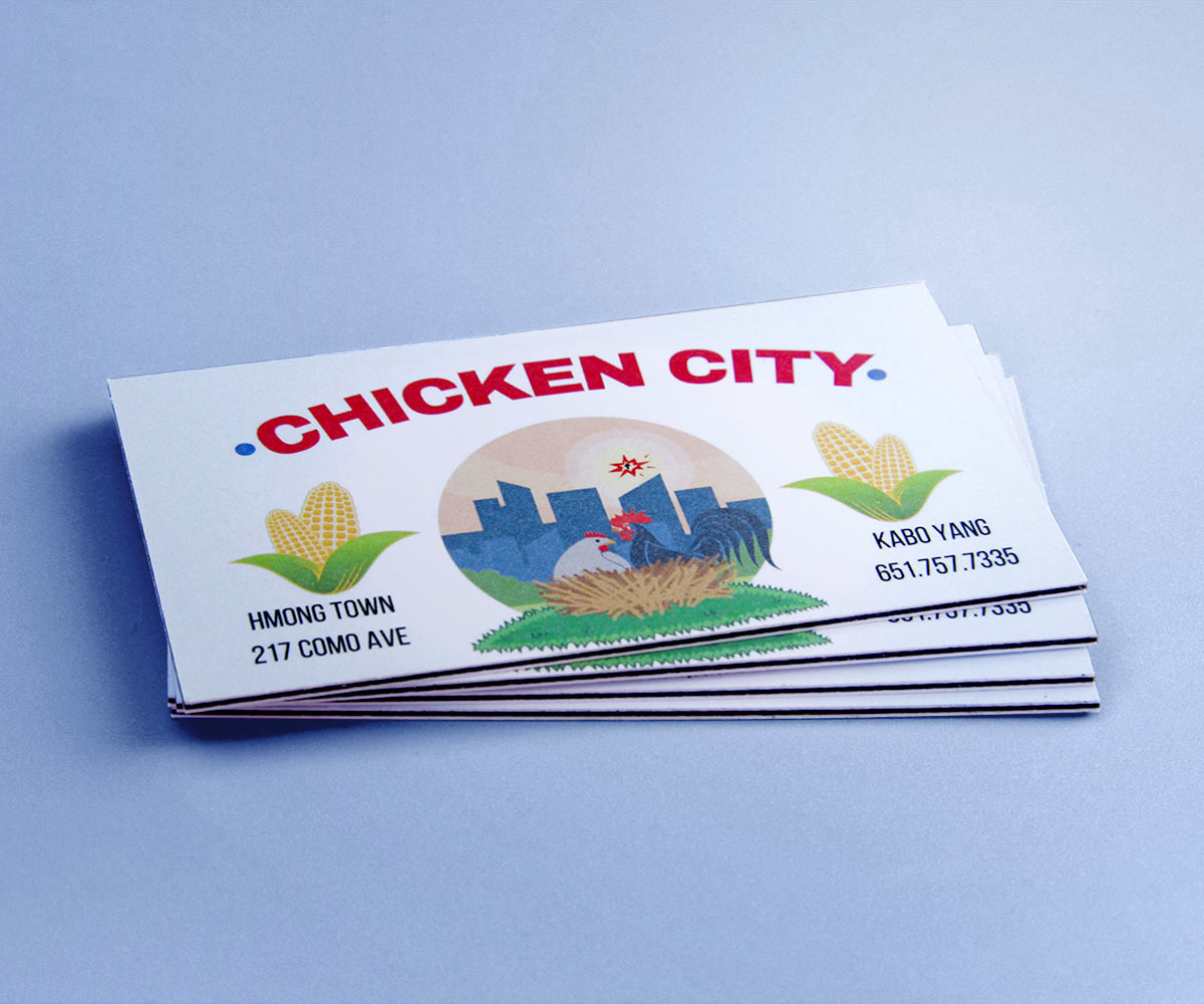 Triple Layer Business Cards Online