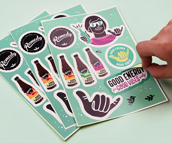 Kiss Cut Stickers Printing Services in Los Angeles