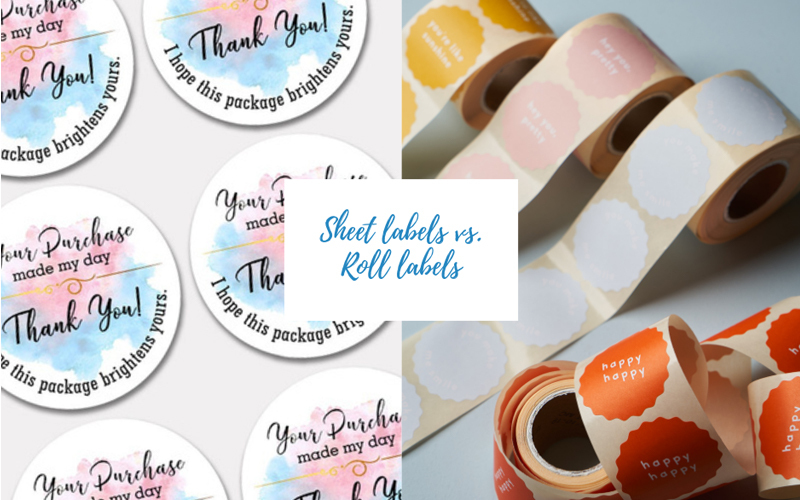Sheet Labels vs. Roll Labels