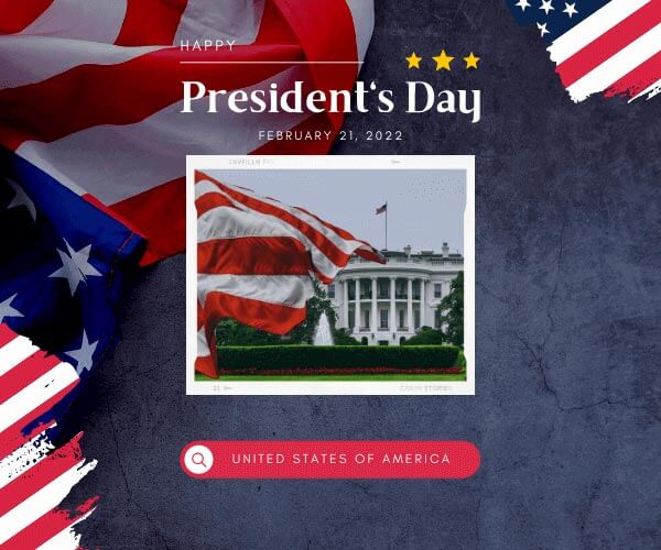President's Day 2022 with custom made stationery