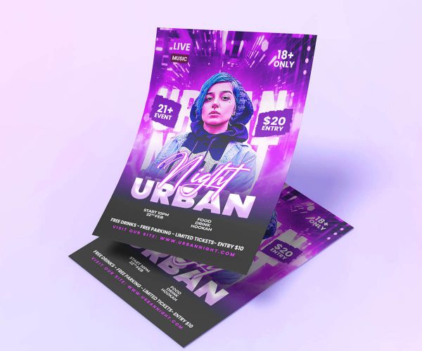 Sound Rush Flyer  Flyer, Flyer design templates, Poster design