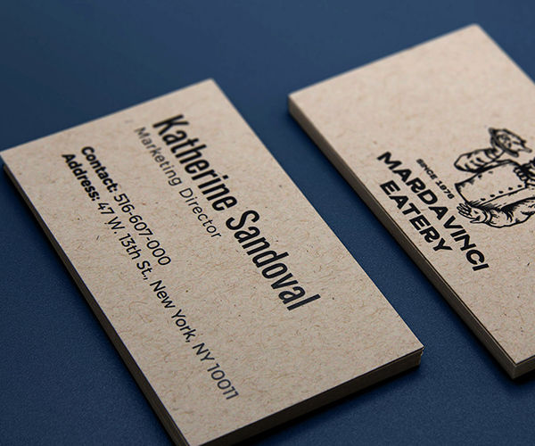 Folded Business Cards - Print Business Cards with Twice the Space