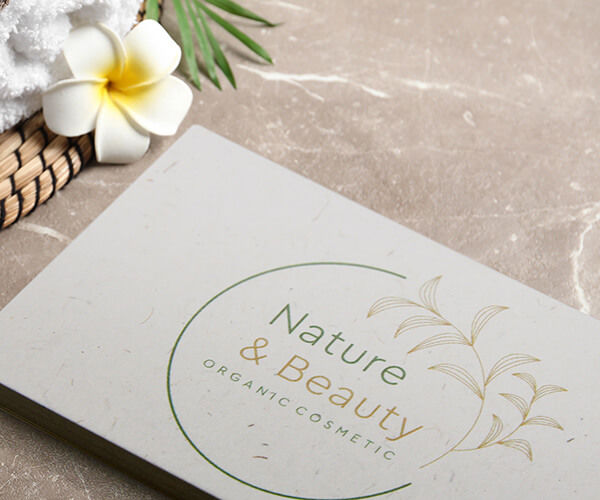 Natural Uncoated Business Cards