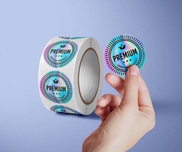 Holographic Roll Labels